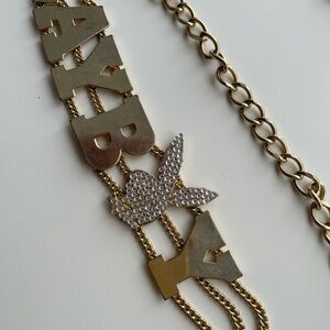 Y2K Playboy Chain Belt
